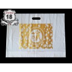 CARRY BAG GOLDEN PRINTED 23.5"*18" 250 Pcs